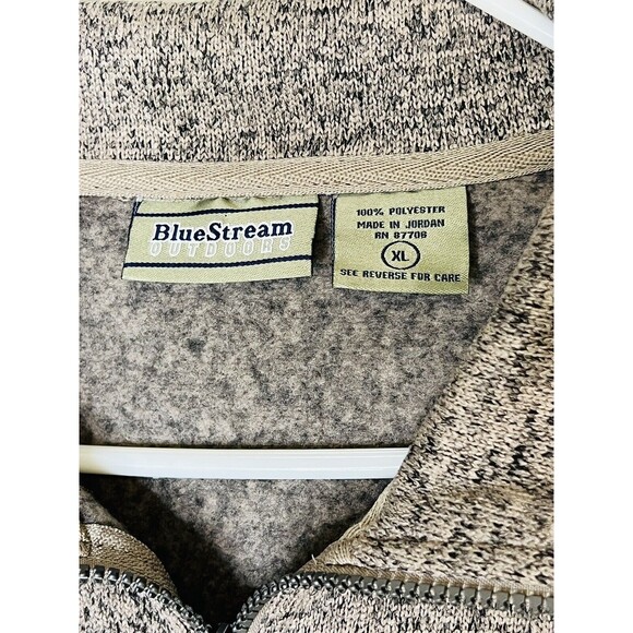 Blue Stream Outdoor Full Zip Brown Speckled Jacket XL Atateks Jordan - Picture 4 of 7